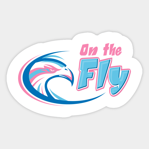 On the Fly With Hawk Sticker by On the Fly